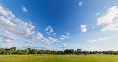 360 HDRI panorama of Sunset in high 30k, 15k or 4k resolution