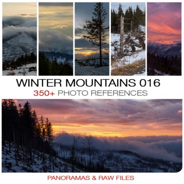 Winter Mountains 016  Photo Packs