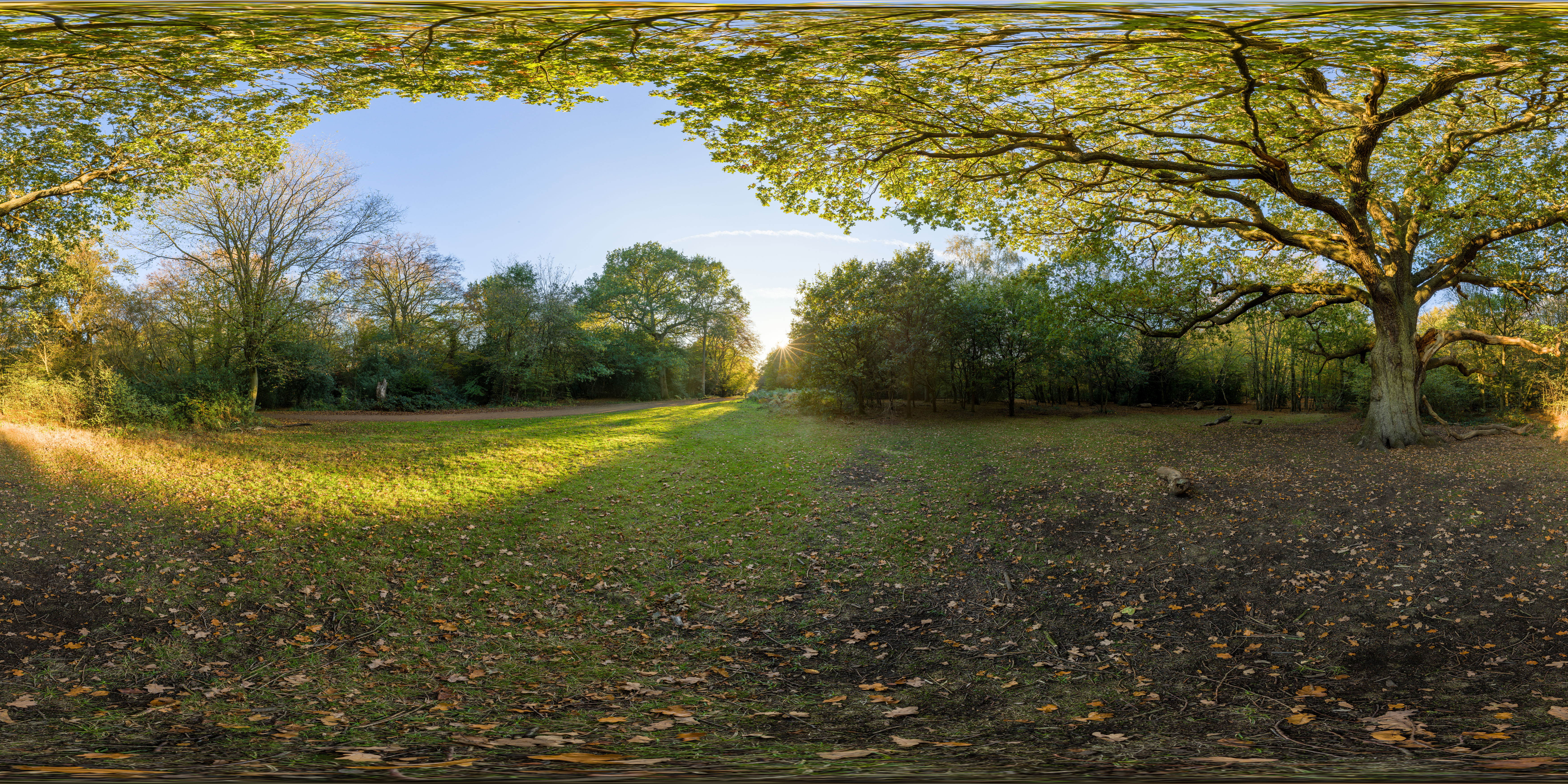 panorama hdri 360 completo sem costura fora de casa de concreto de férias  ou casas de